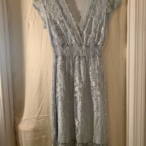 Baby blue Lacey dress